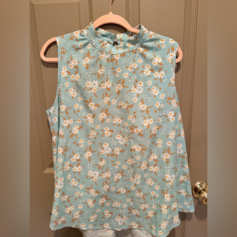 SHEIN High Collar Dress Shirt